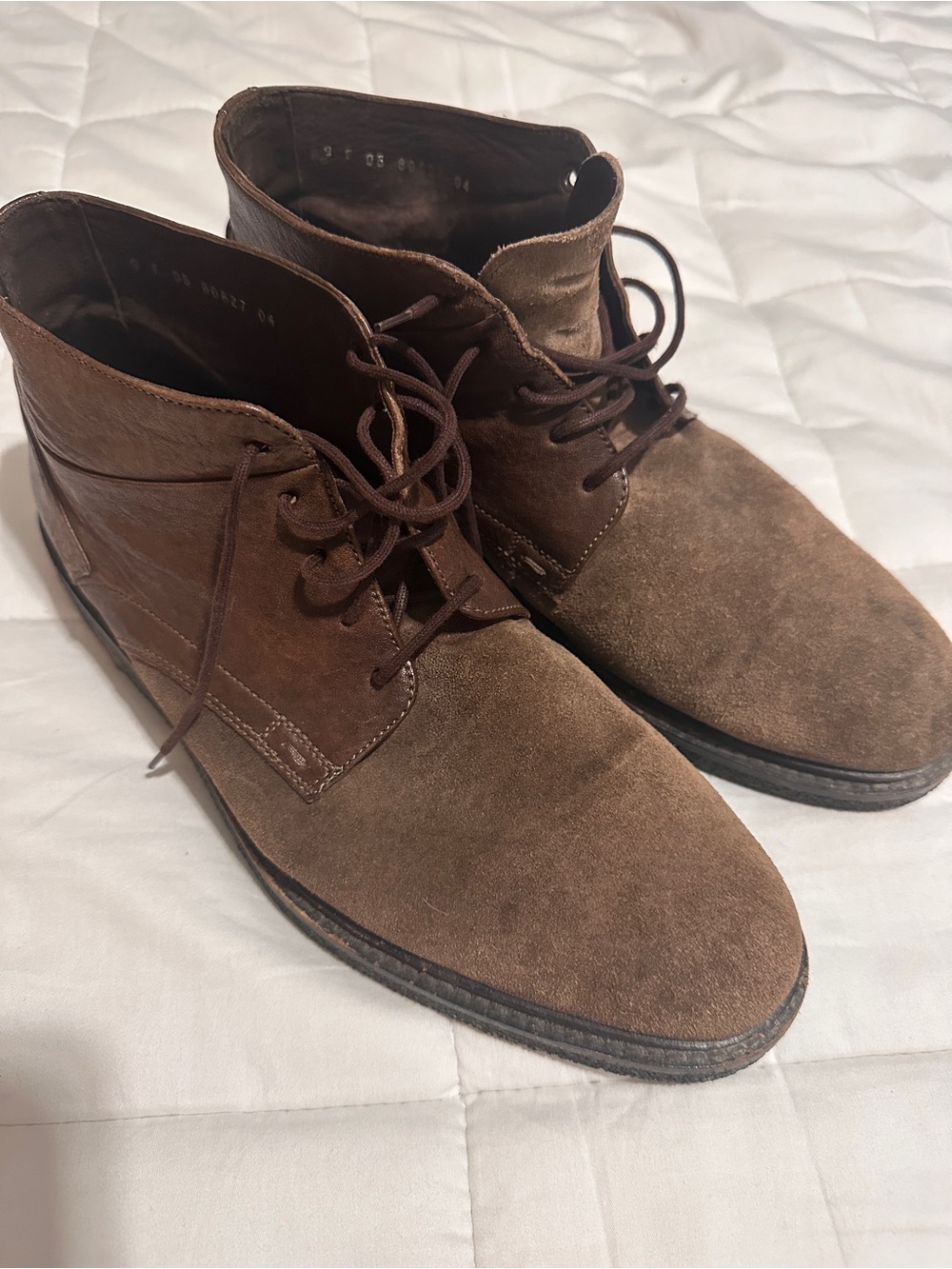 LLOYD Germany Brown Leather & Suede Chukka Boots | Size 9 (EU 43)